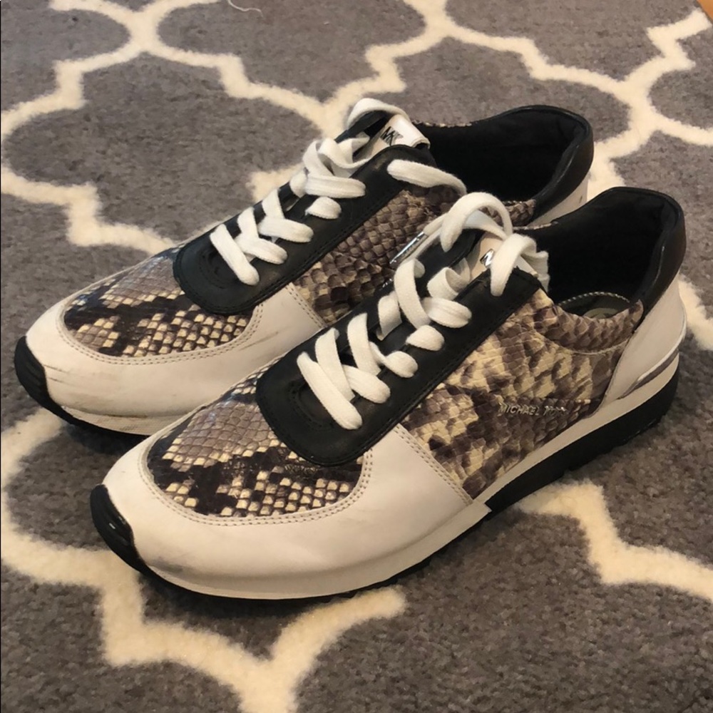 👟Michael Kors Woman’s Sneakers, Snakeskin print